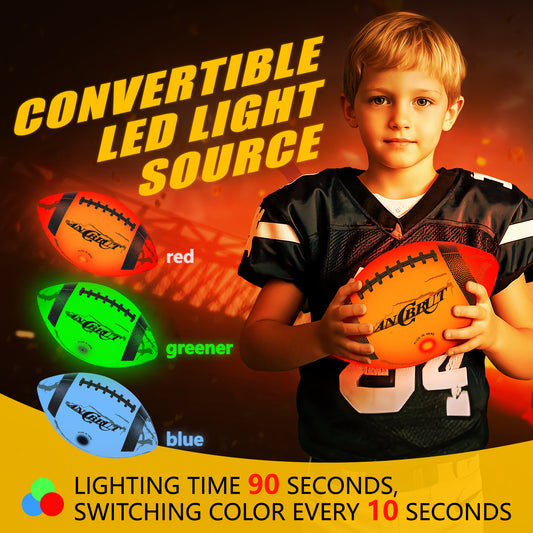 Rechargeable LED Glow Football- Perfect for Night Sports & Parties