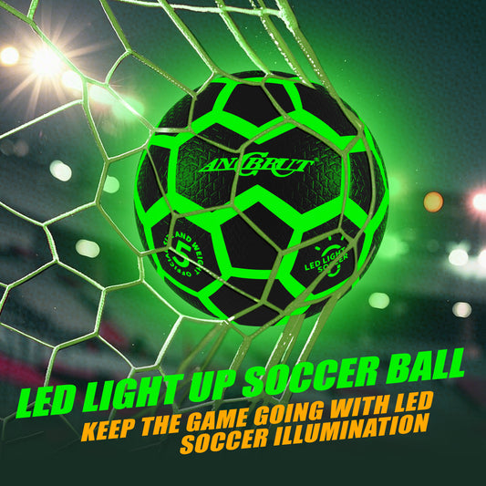 Rechargeable LED Glow Soccer Ball - Perfect for Night Sports & Parties