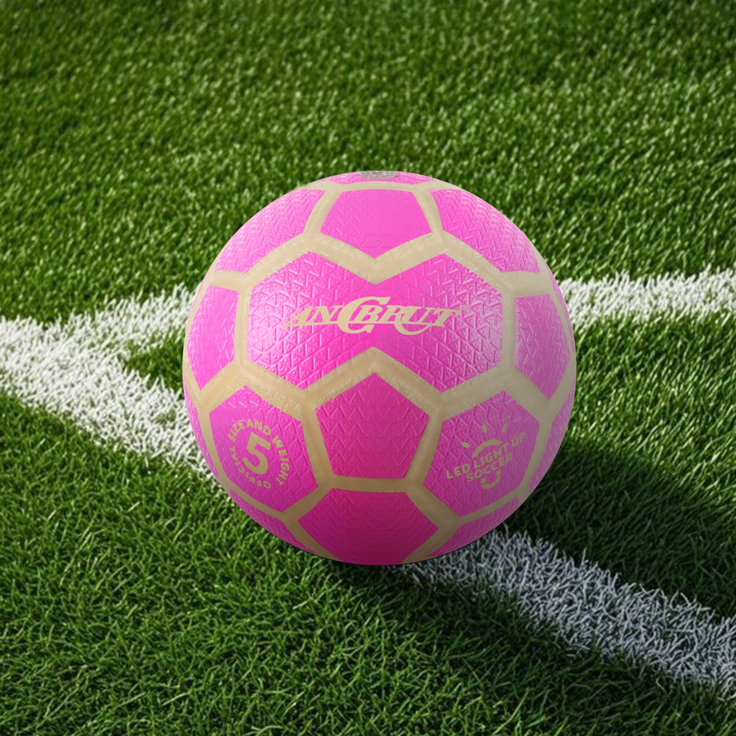 Rechargeable LED Glow Soccer Ball - Perfect for Night Sports & Parties