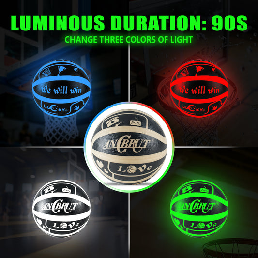 Rechargeable LED Glow Basketball - Perfect for Night Sports & Parties